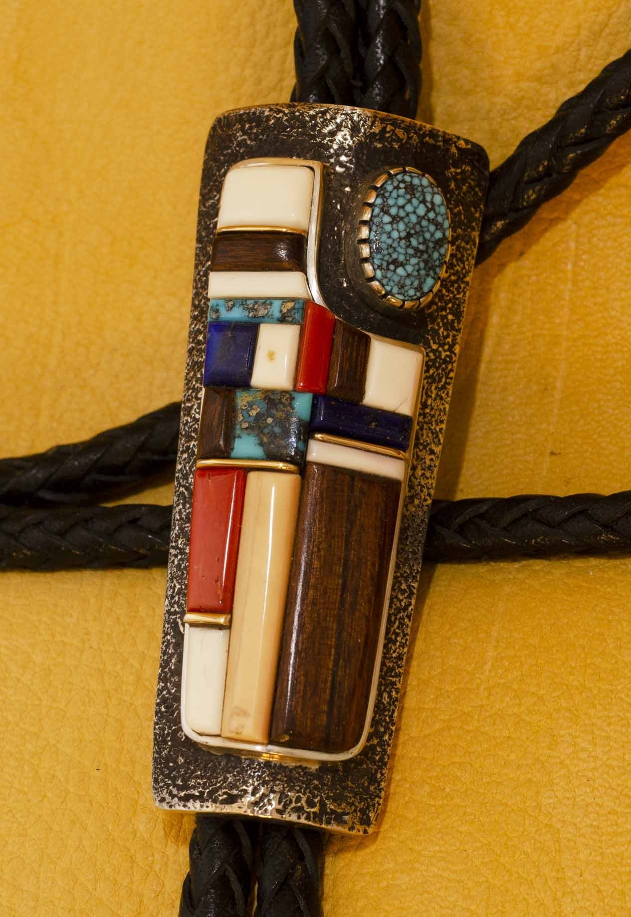 Turquoise Bolo Tie by Wes Willie
